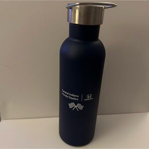 Honda Racing Indy Navy Blue 22oz Stainless Steel Travel Water Bottle Twist Lid